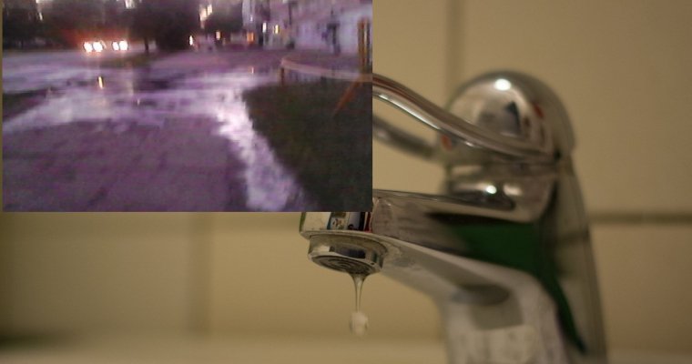 В Ижевске начались работы на прорыве трубы с горячей водой на улице 50 лет ВЛКСМ
