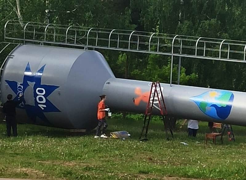 В Сарапульском районе готовят к установке новую водонапорную башню
