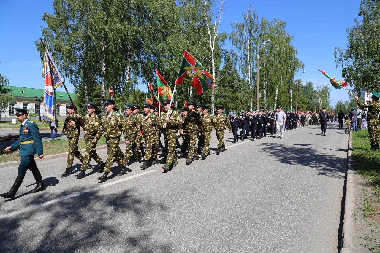 В Ижевске на время шествия в День пограничника перекроют несколько улиц