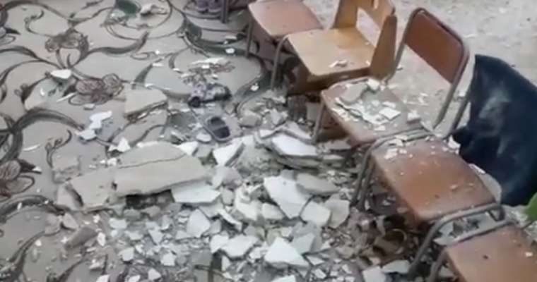 Три ребенка пострадали при обрушении штукатурки в детсаду в Благовещенске
