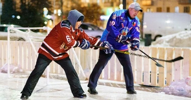 Во всероссийском марафоне дворового хоккея участвовали более 300 ижевчан