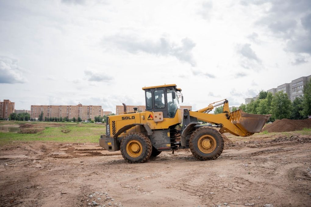 Началось строительство экстрим-парка в Глазове
