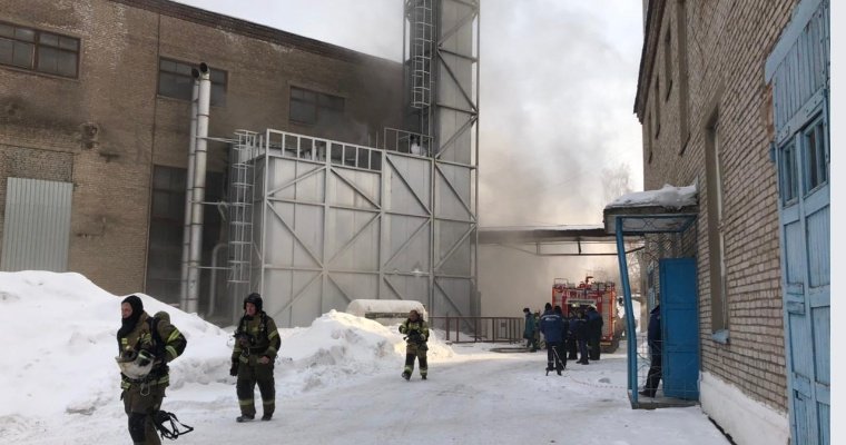 Пожар произошел на предприятии «Мечел-Энерго» в Ижевске