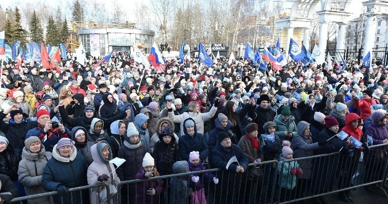 Почти 5000 человек собрала «Крымская весна» в Ижевске