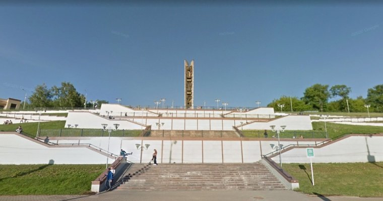 В Ижевске ремонт спуска к набережной от монумента «Дружбы народов» может начаться в 2023 году