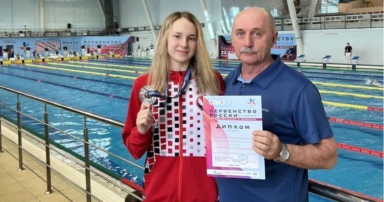Юная жительница Ижевска завоевала серебро на первенстве России по плаванию