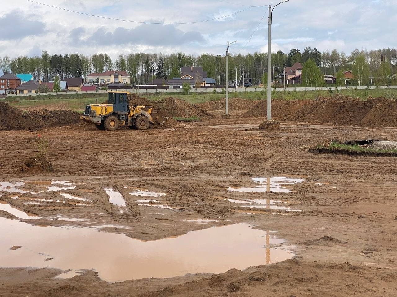 Многофункциональный спорткомплекс начали строить в посёлке Новый Воткинского района