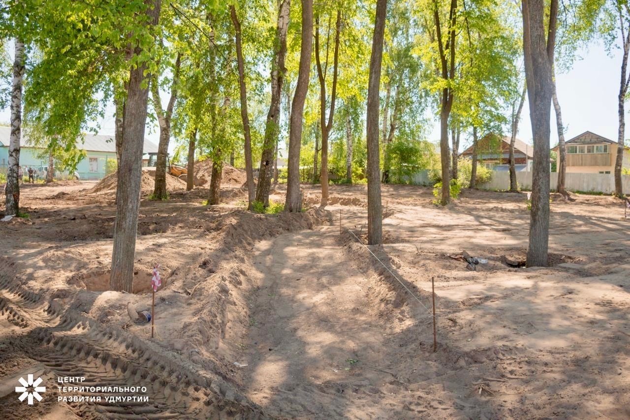 Благоустройство Городского сада началось в Камбарке