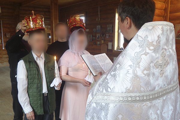 В Сарапульской исправительной колонии прошел обряд венчания