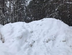 В Ижевске зафиксировали 23 случая незаконного складирования снега