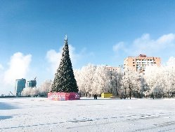 Новогодняя иллюминация украсит Ижевск 1 декабря