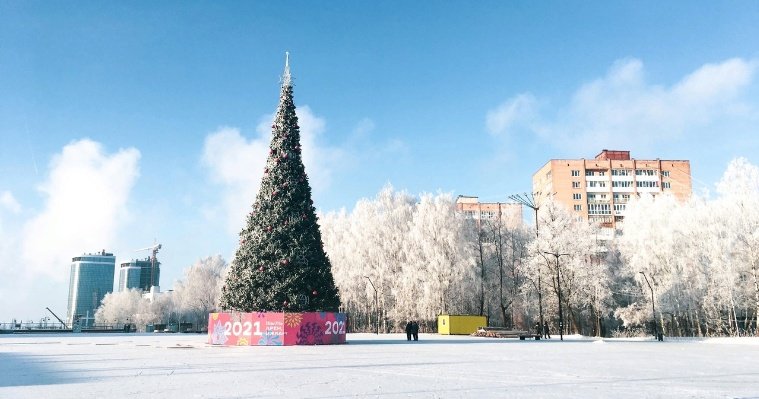 Новогодняя иллюминация украсит Ижевск 1 декабря