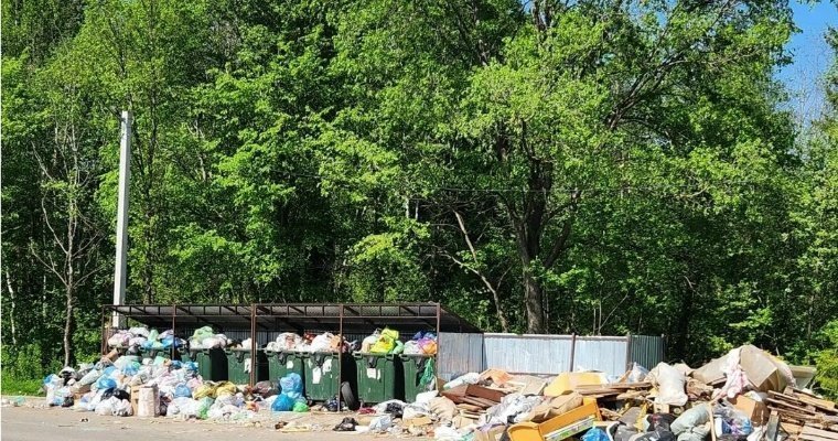 В Завьяловском районе резко выросли объемы мусора