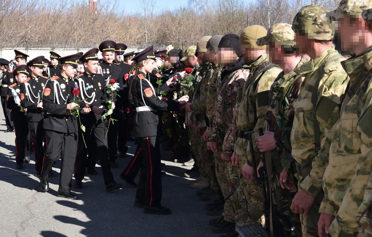 В Удмуртии встретили вернувшихся из зоны военной операции на Украине бойцов спецназа