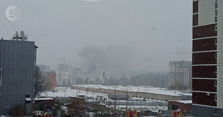 В строящемся доме на улице Тарасова в Ижевске произошёл пожар