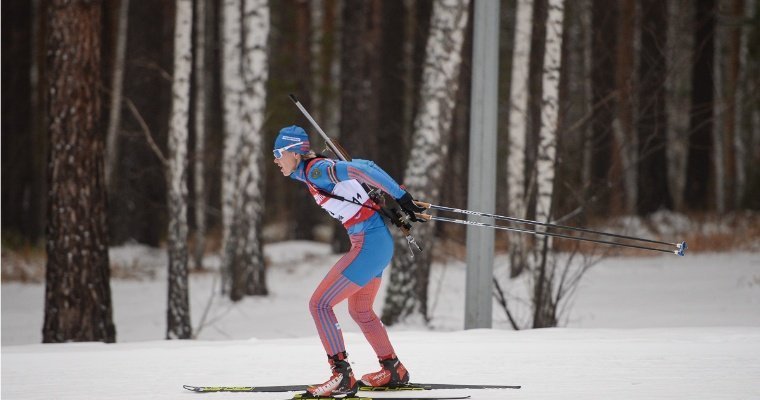 Уроженка Удмуртии победила в спринте на этапе Кубка России по биатлону в Ижевске