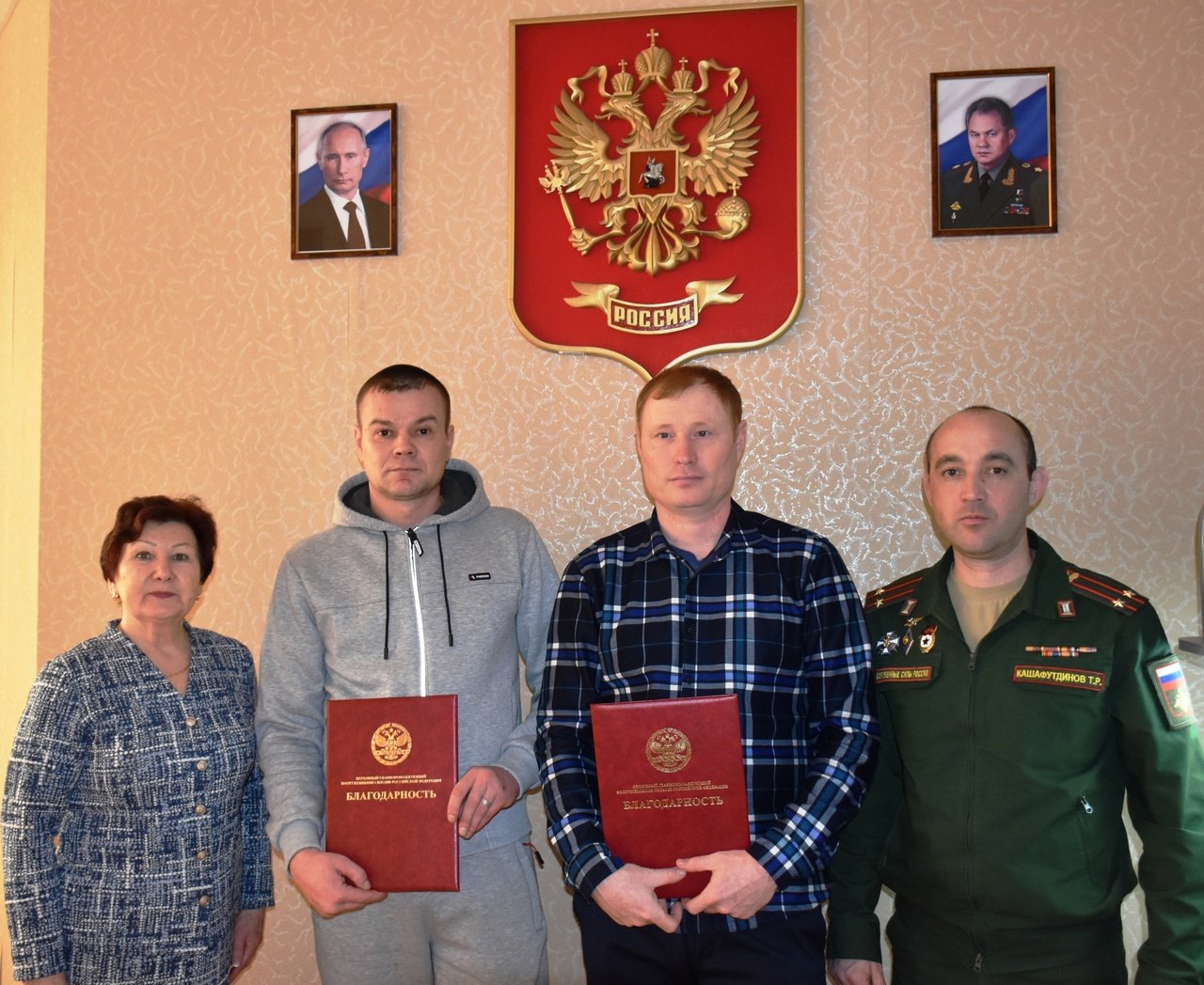 Двое военнослужащих из Можгинского района получили благодарности президента России Владимира Путина