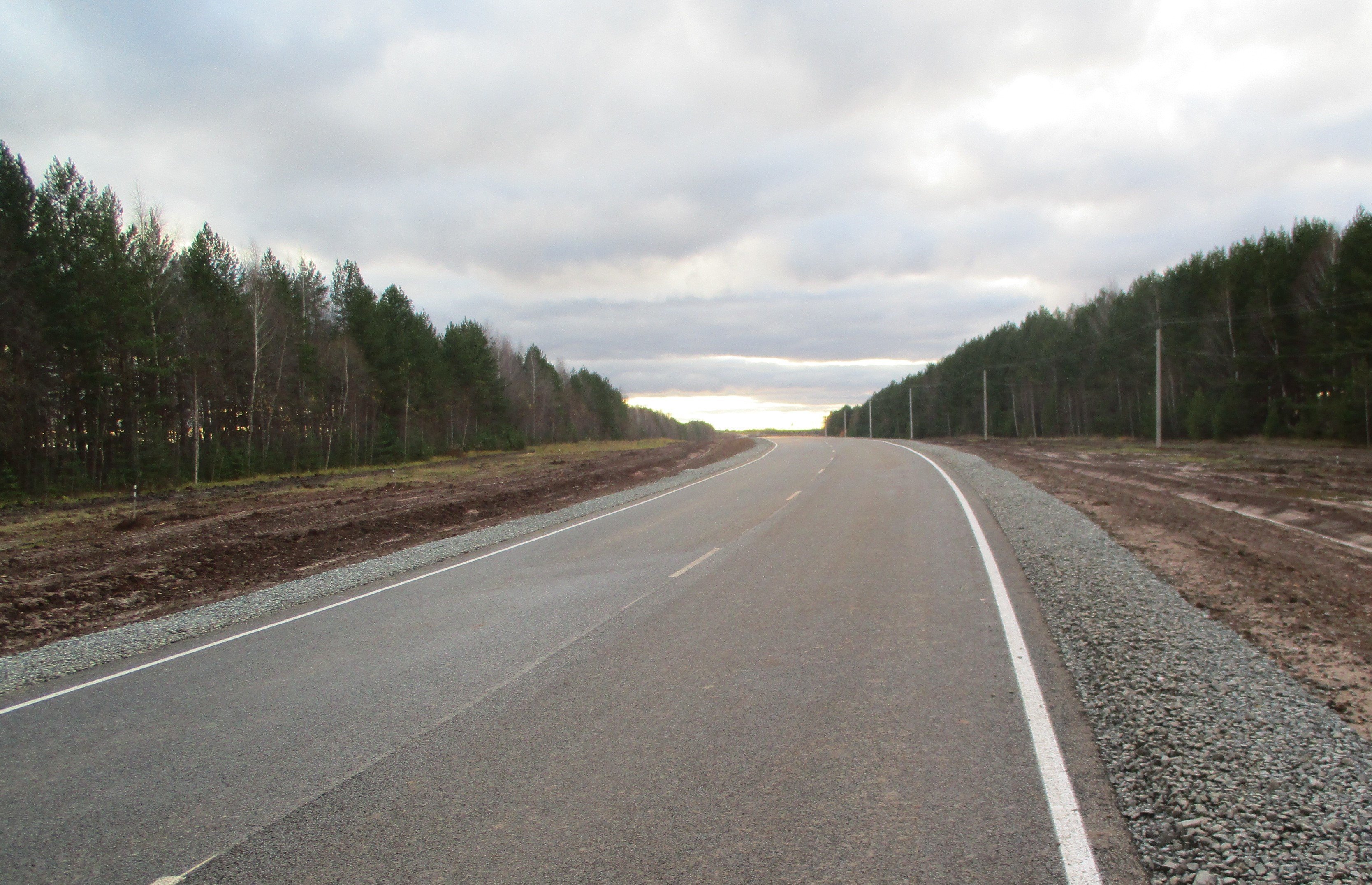В Удмуртии завершили первый этап реконструкции дороги Сарапул – Воткинск