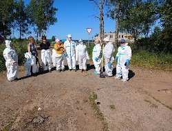 В Якшур-Бодьинском районе Удмуртии очистили территорию от погибших кур