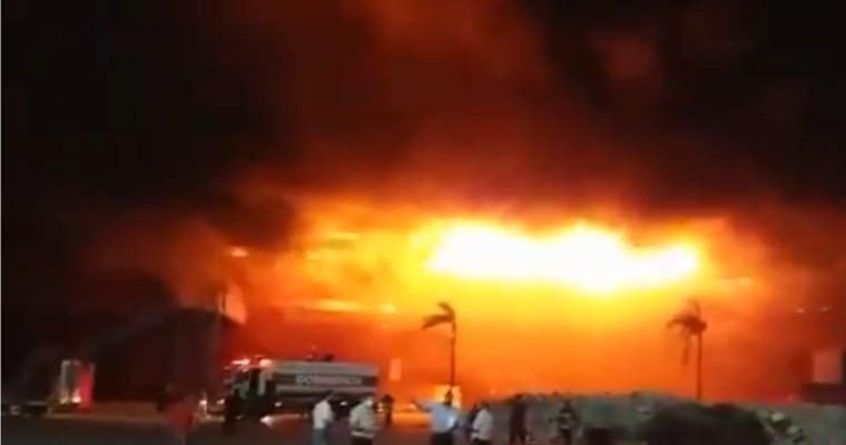 В Аргентине сгорел автодром