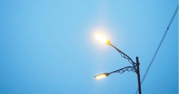 Свыше 1 200 уличных фонарей установили в Ижевске с начала 2022 года