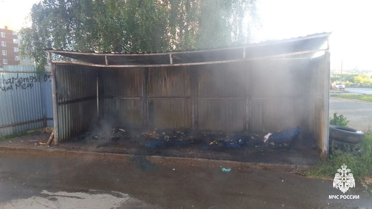 В Удмуртии всё чаще горят мусорные площадки