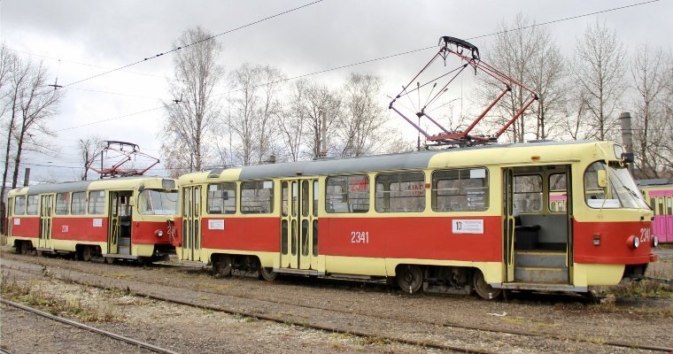 «Двойные» трамваи вышли на маршруты в Ижевске