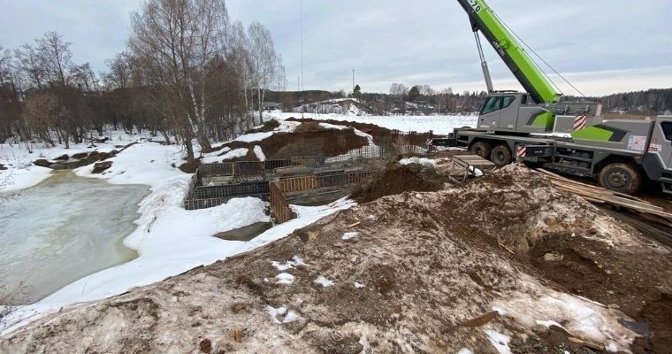 Ремонтные работы возобновили на Сюмсинском пруду в Удмуртии