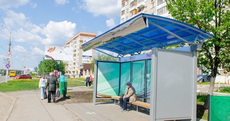 Новый остановочный павильон установят на Воткинском шоссе в Ижевске