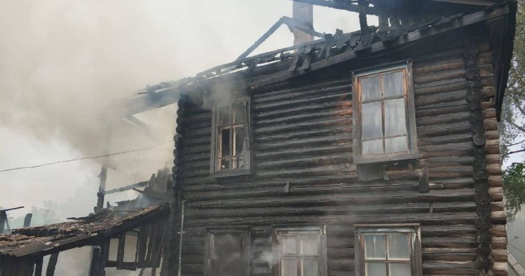 Многодетная семья пострадала при пожаре в Кезу