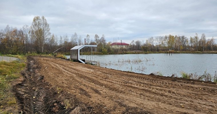 В Игре начался очередной этап благоустройства набережной 