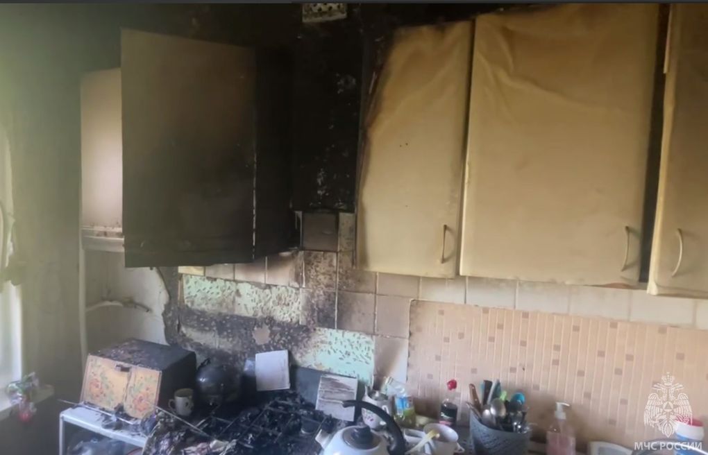 В пожаре на Воткинском шоссе погиб мужчина