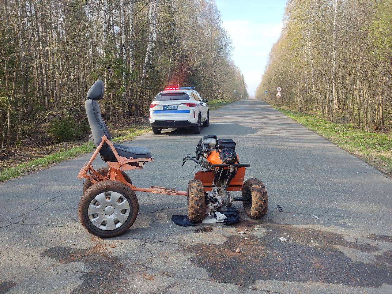 Водитель мотоблока погиб в аварии в Завьяловском районе