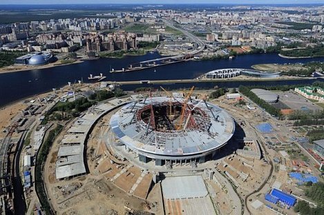 На строительство «Зенит-Арены» дополнительно выделили еще 2 млрд рублей