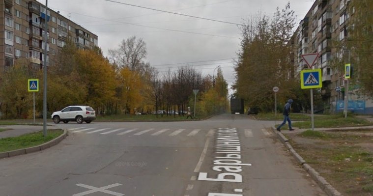 В Ижевске на перекрёстке улиц Барышникова и Сабурова изменят организацию движения