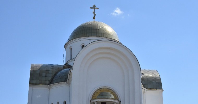На территории храма Георгия Победоносца в Воткинске начали возводить колокольню
