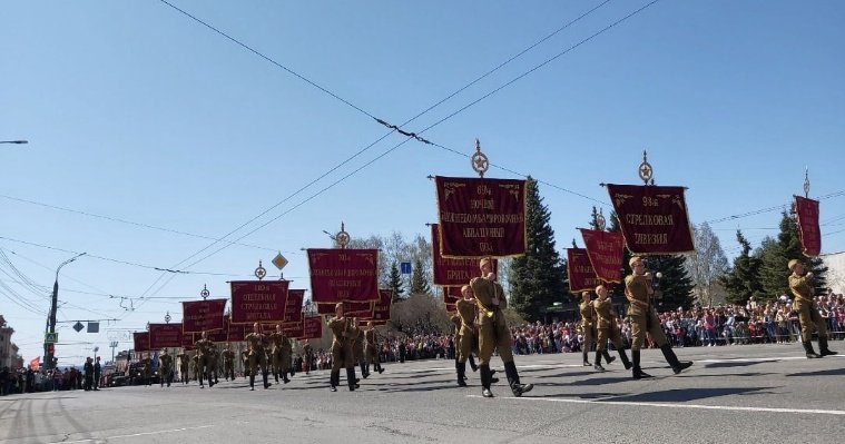 В Ижевске прошел праздничный парад Победы