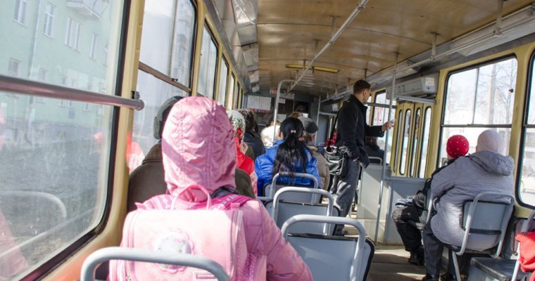 В Ижевске временно перенесли ещё одну трамвайную остановку