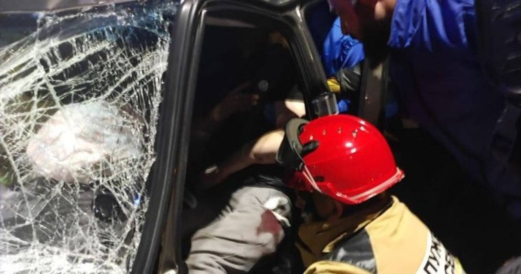 Четыре человека попали в больницу после ДТП в Сарапуле