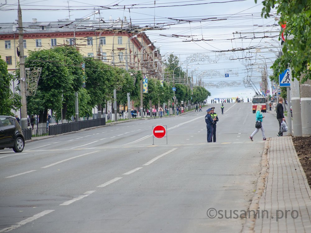 В четверг на время репетиции Парада Победы в Ижевске перекроют улицу Пушкинскую