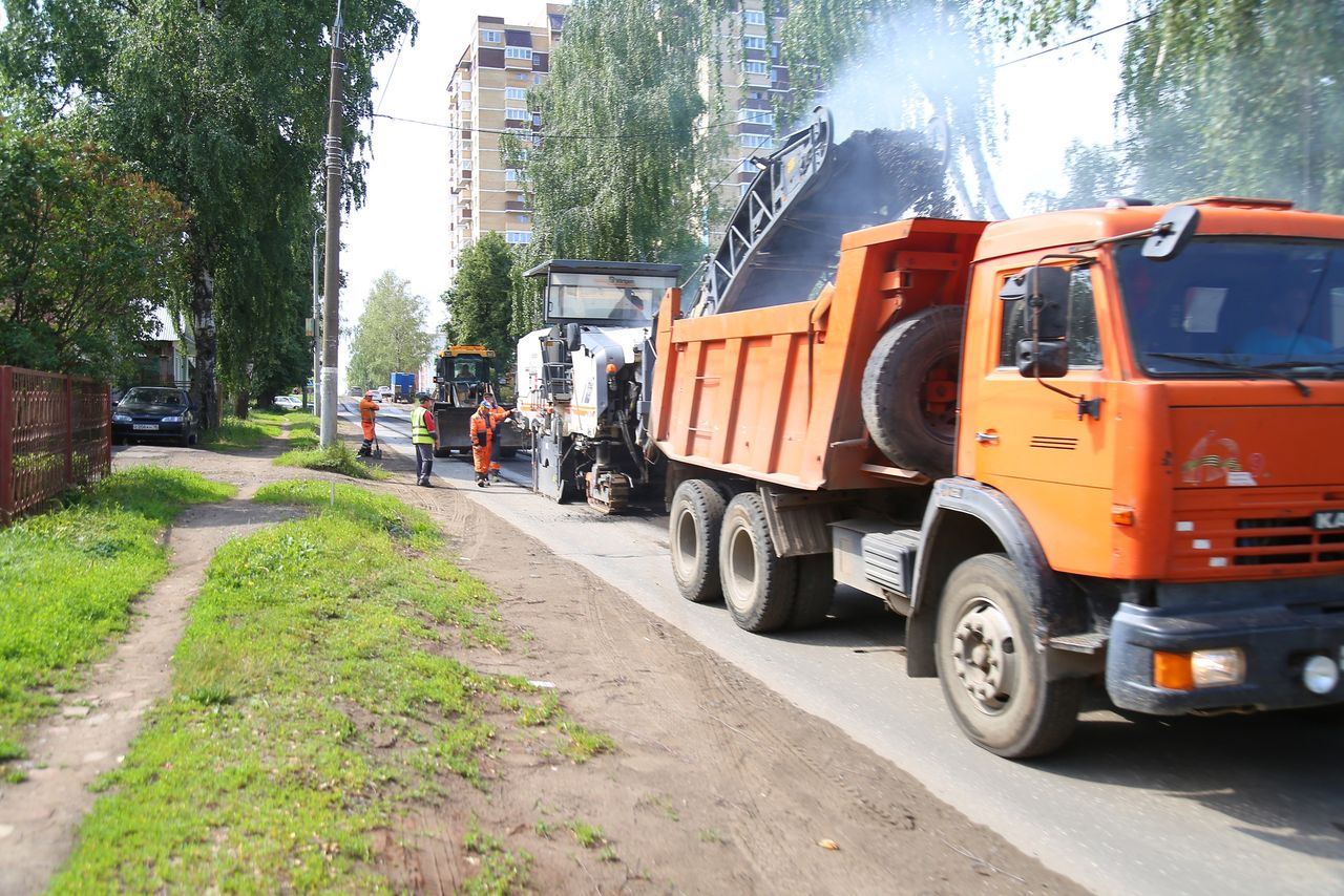 

В Ижевске начался ремонт улицы Совхозной


