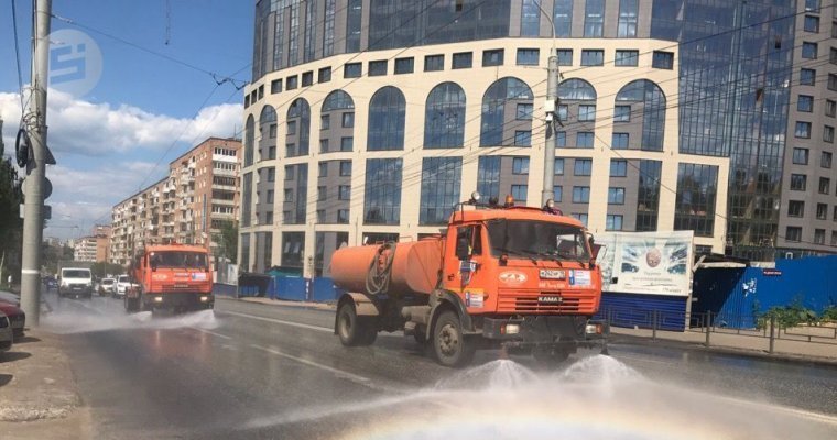 Предприятие «ДРЭУ» возобновило работы по уборке и содержанию дорог Ижевска
