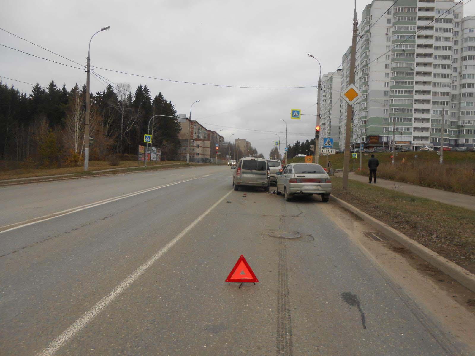 Пьяный водитель устроил тройное ДТП в Ижевске