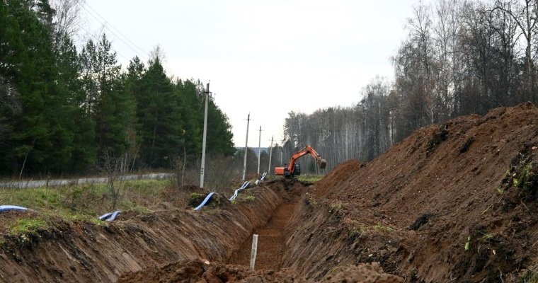 Строительство капитального водопровода продолжилось в Камбарском районе Удмуртии
