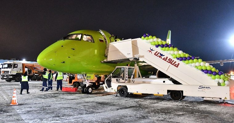 Первый борт из Новосибирска приземлился в аэропорту Ижевска