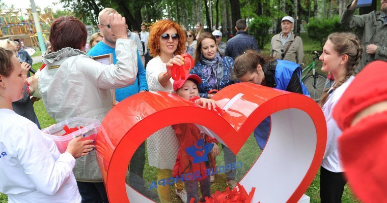 В Ижевске открыли инсталляцию «Сердце донора»