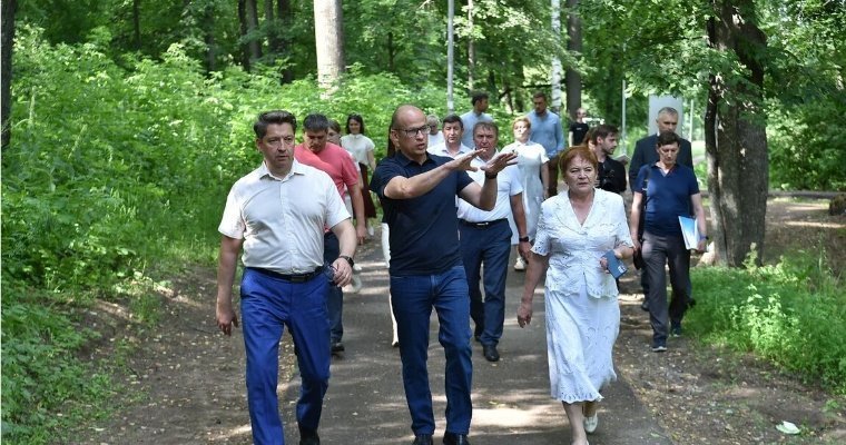 Курс на ускорение: в Ижевске сократят сроки благоустройства Берёзовой рощи