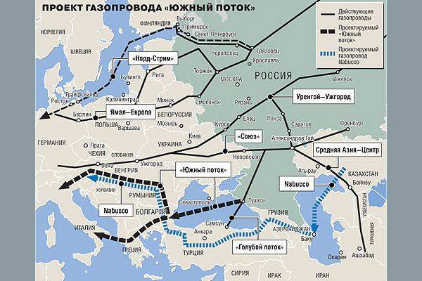 Первый газ по «Южному потоку» запустят в конце 2015 года