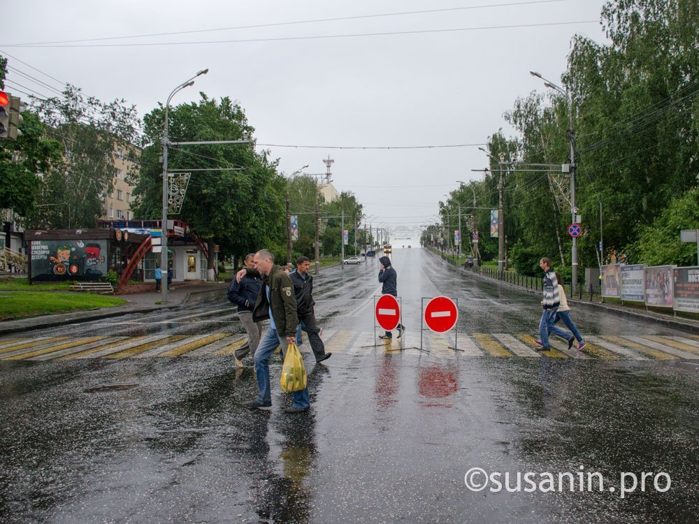 В Ижевске на время генеральных репетиций и проведение Парада Победы перекроют движение по центральным улицам