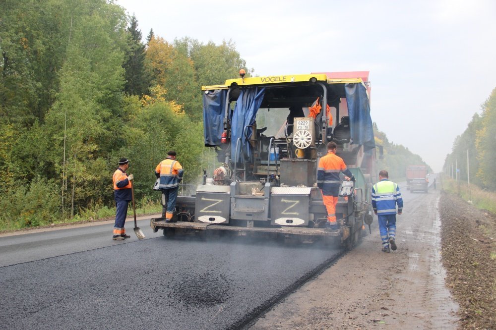 Дорожные работы на трассе Ижевск  Ува завершатся в Удмуртии до конца октября